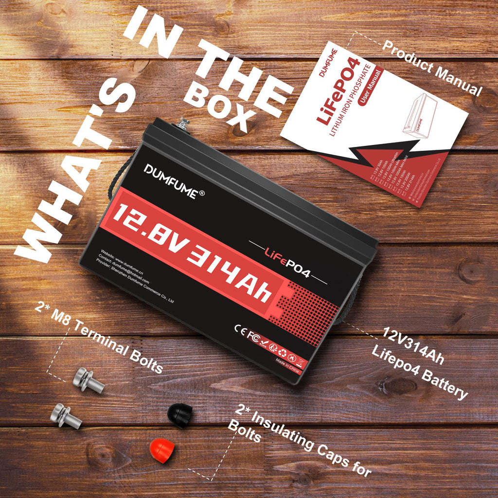 12V 300Ah LiFePO4 Battery 200A BMS E1354