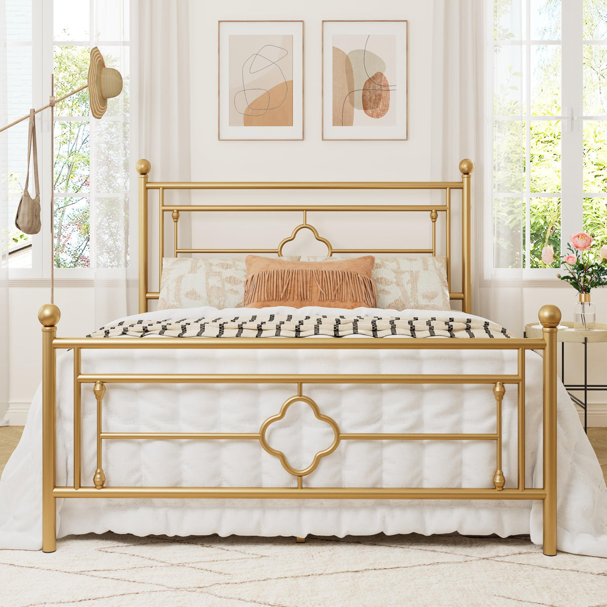 Full Size Metal Platform Bed Frame X4730