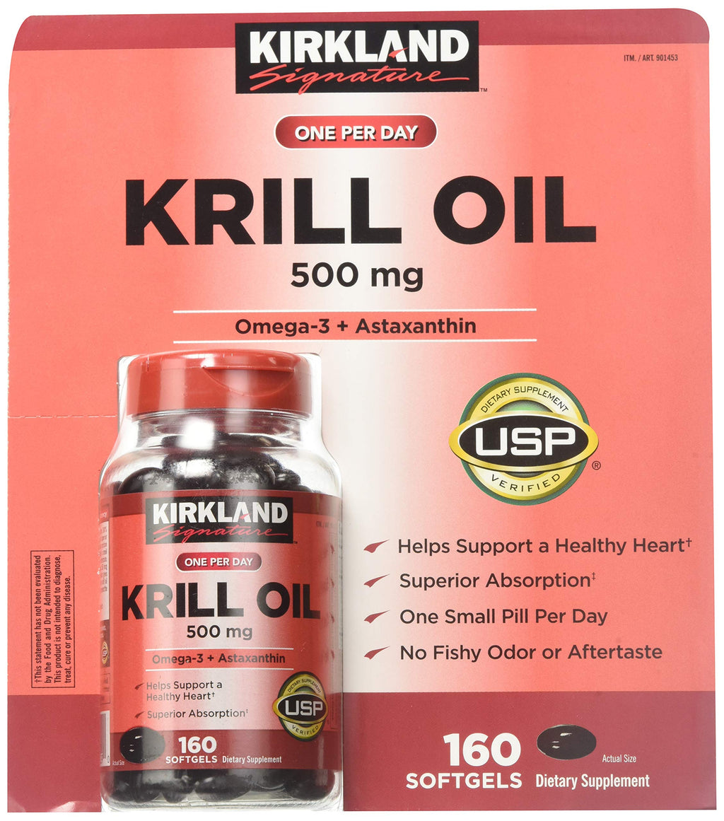 Krill Oil 500 Milligram 160 Softgels S288