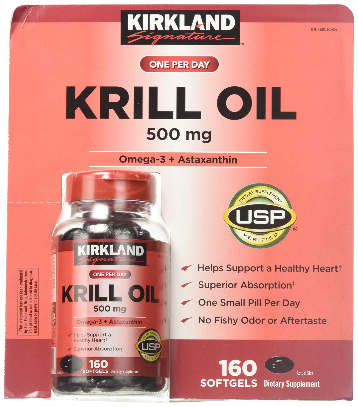 Krill Oil 500 Milligram 160 Softgels S288